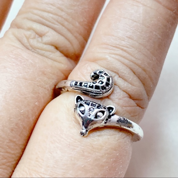❣️$25/3❣️ Little Fox Sliver Plated Ring - Picture 3 of 10